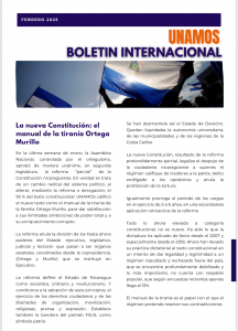 El manual de la tiranía.  La nueva constitución de los Ortega Murillo.